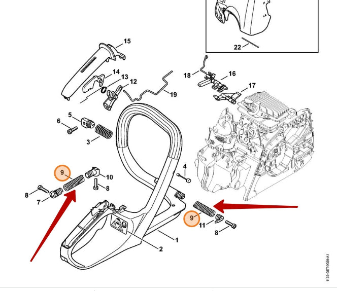 AV Spring - Stihl 0000 791 3103