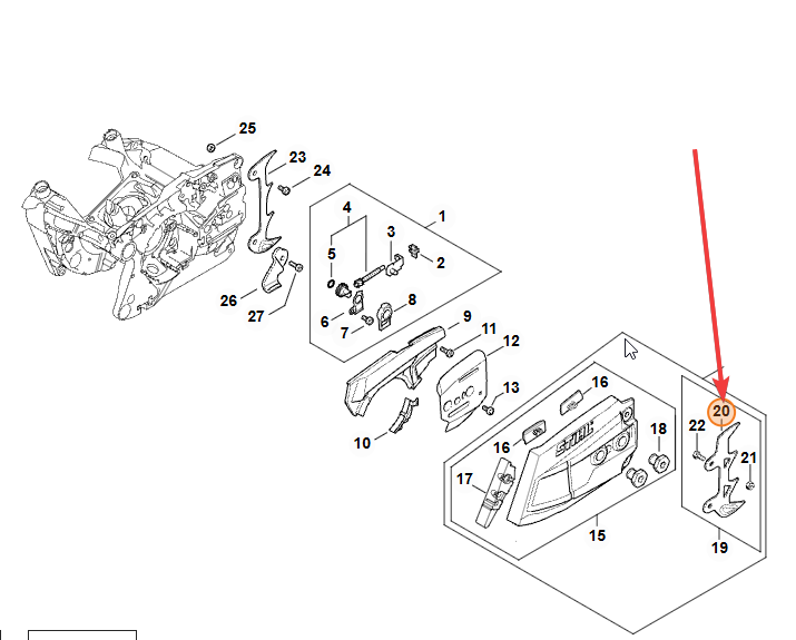 Bumper Spike - Stihl 0000 660 0801