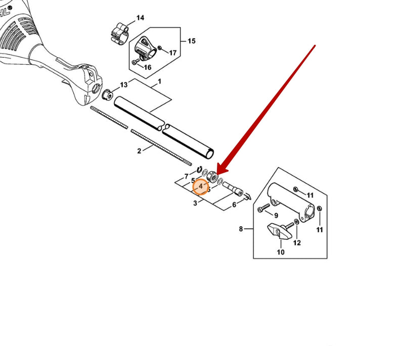 Bushing - Stihl 4140 160 5201