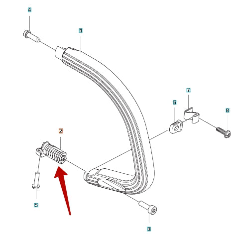 AV Spring (Handle) - Husqvarna 529 83 54-01