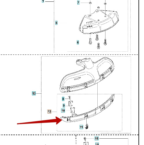 Splash Guard - Husqvarna 537 39 63-05