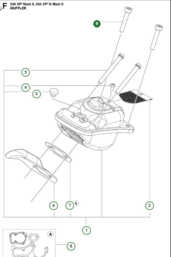 Screw Internal Torx Socket (muffler) - Husqvarna 582 88 55-01