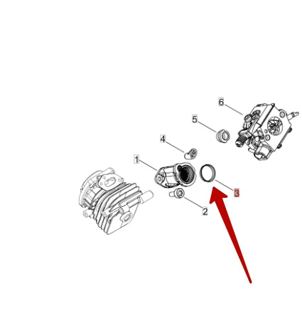 Collar 14 (washer) - Echo V358-000220