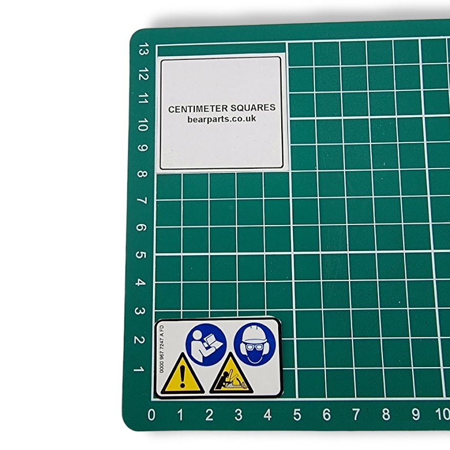 Decal Warning Pictogram MS - Stihl 0000 967 7247
