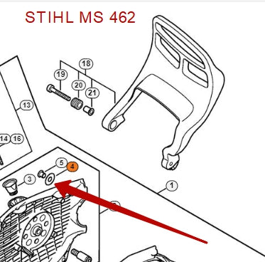 Washer - Stihl 0000 958 0607