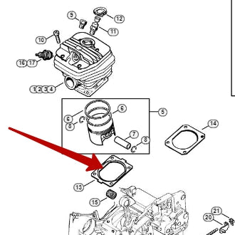 Gasket - Stihl 1122 029 2301