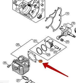 Gasket - Stihl MS 200T