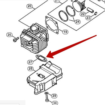 Gasket - Stihl MS 200 T