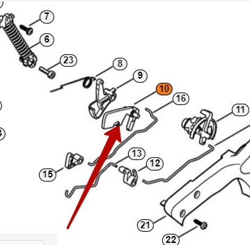 Lockout Lever - Stihl 1129 182 0801