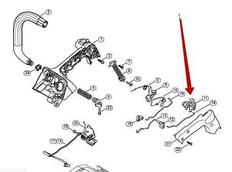 Switch Shaft - Stihl MS201 TC-M - Skyland Equipment Ltd