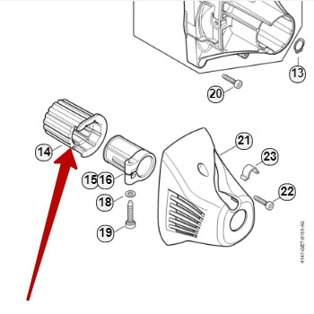 Rubber Insert - Stihl 4147 791 9310