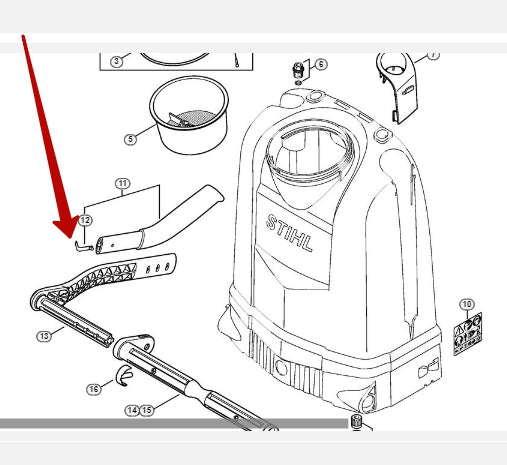 Spring  - Stihl 4255 791 3100