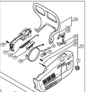 Stihl MS201T - Chain Sprocket Cover - Skyland Equipment Ltd