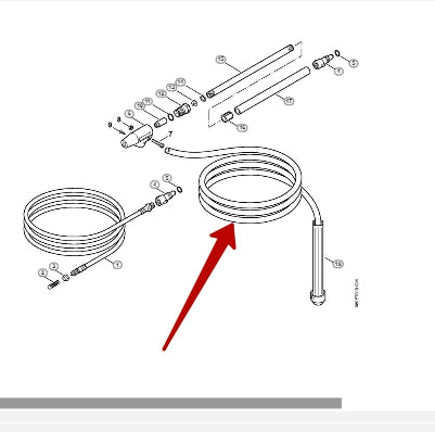 Suction Pipe Hose - Stihl 4900 500 5201