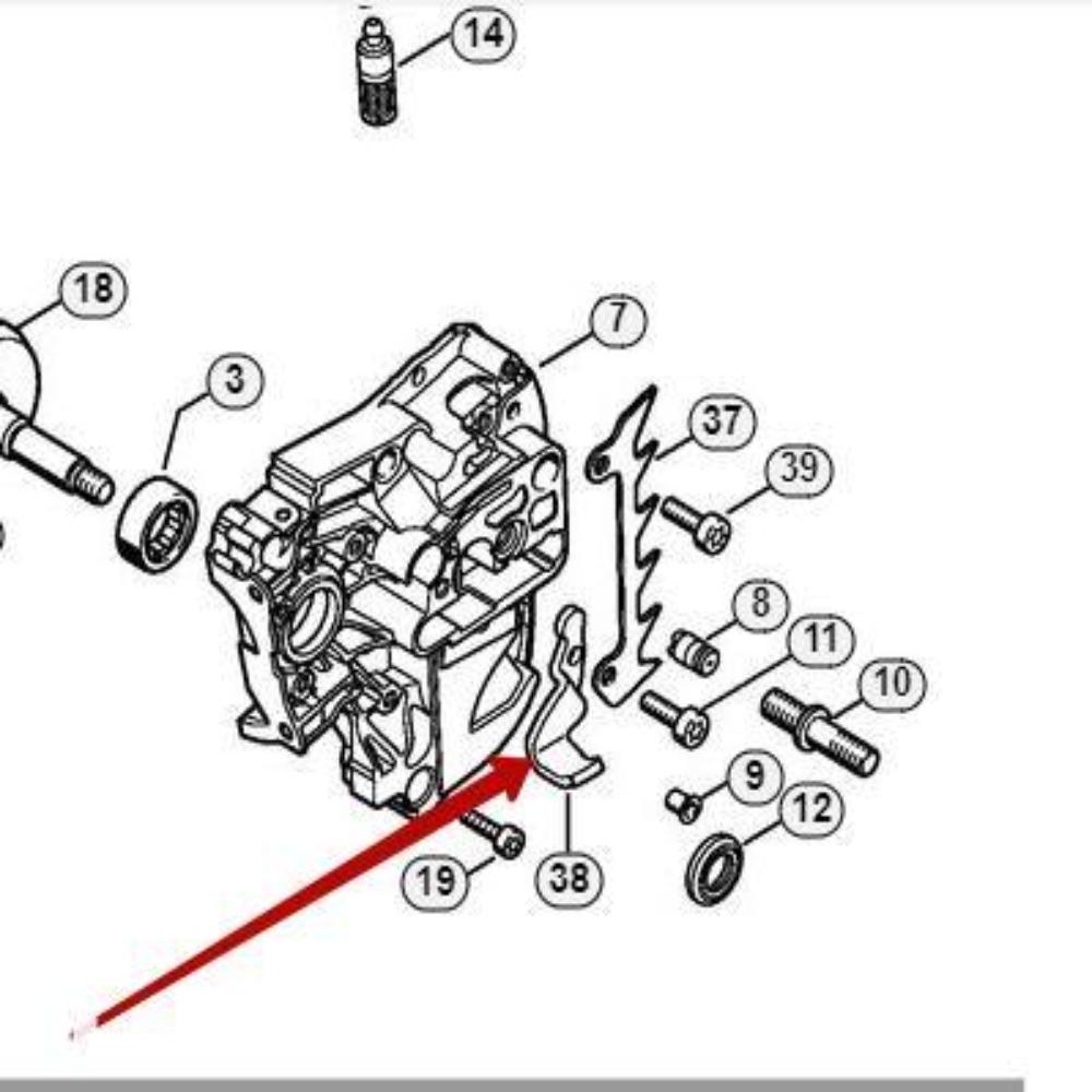Chain Catcher - Stihl MS201 TC-M - Skyland Equipment Ltd