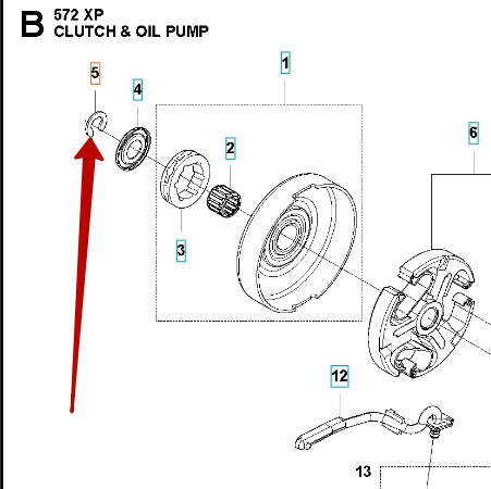 E-Clip - Husqvarna 503 27 21-01