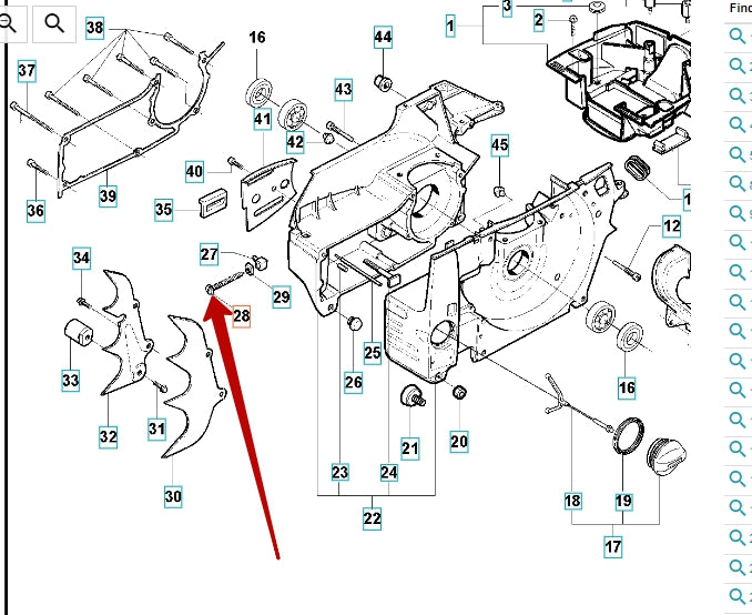 Screw - Husqvarna 503 46 77-01