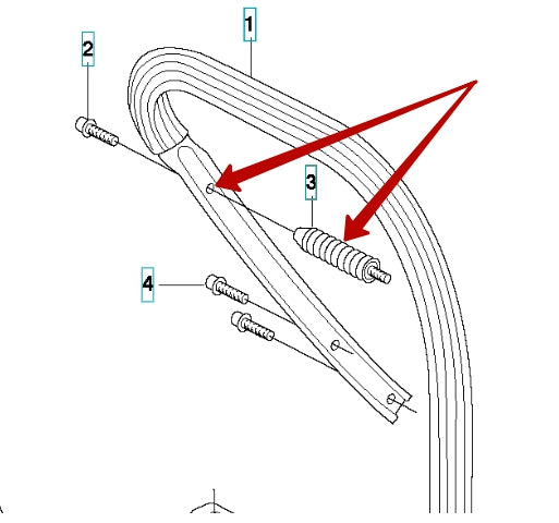 AV Spring for Handle - Husqvarna 503 63 75-05