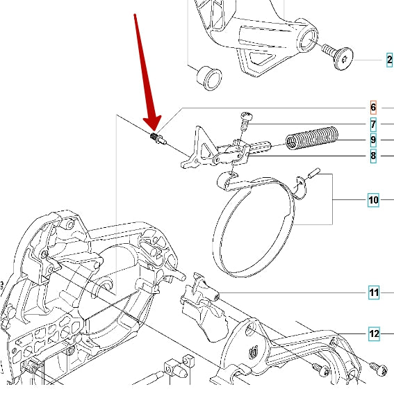 Pin Knee Joint - Husqvarna 503 75 18-01