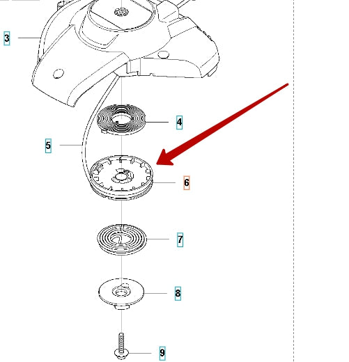 Starter Pulley - Husqvarna 523 01 07-01