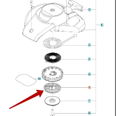 Spring (Easy Start) - Husqvarna 523 01 10-01