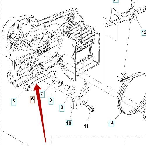 Worm Screw - Husqvarna 537 39 70-01