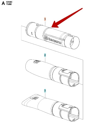 Leaf Blower Straight Tube - Husqvarna 585 62 59-01