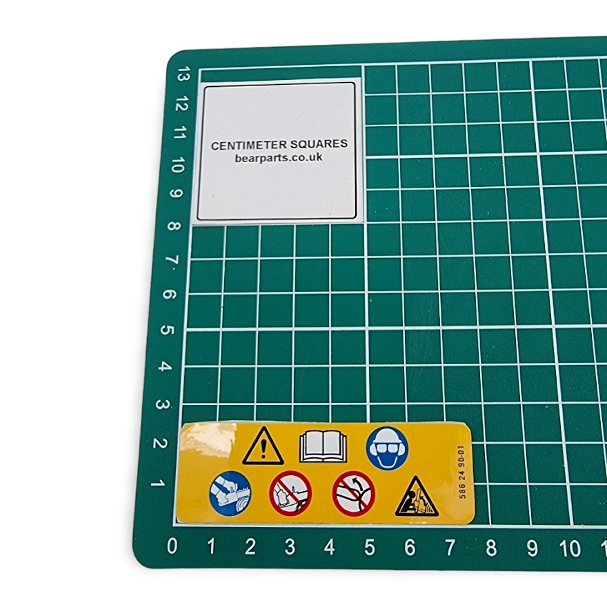 Decal Warning Symbols - Husqvarna 586 24 90-01