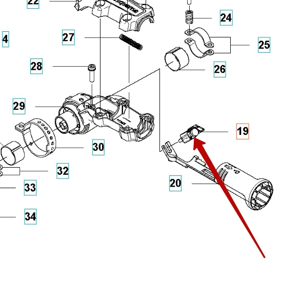 Locking Pin Assy - Husqvarna 588 21 59-01