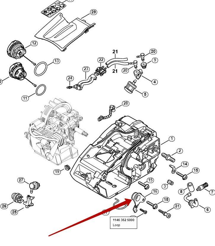Annular Buffer - Stihl MS 151 T