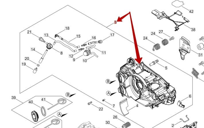 Engine Cover Assy - Echo CS-2511TES