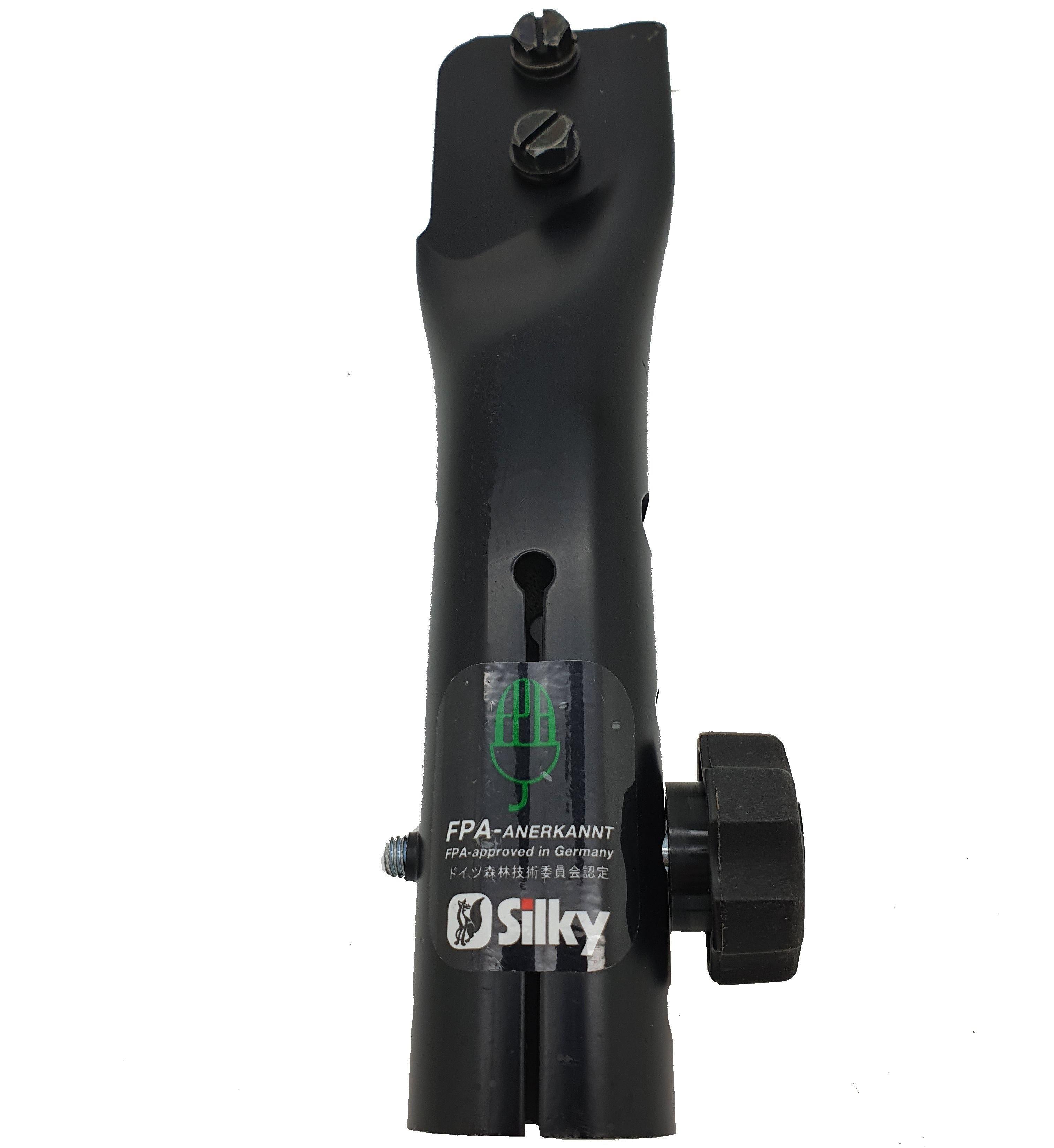 Black Pipe Bracket - Silky Hayauchi Polesaw - Skyland Equipment Ltd