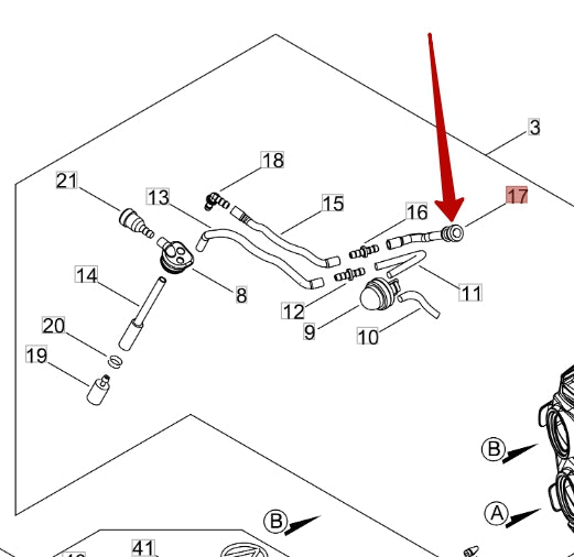 Fuel Pipe - Echo V470-002191